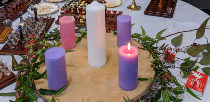 2019 Advent wreath